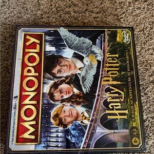 Monopoly Harry Potter Edition Board Game - Black/Gold Box